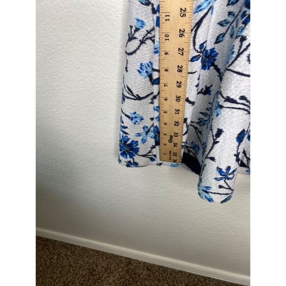 Maeve Anthropologie shannon jacquard fit and flare floral dress garden spring L - Picture 2 of 8